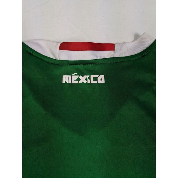 MEXICO‎ 2016/2017 Home Football Shirt Jersey ADIDAS Size L Large Adult - Picture 9 of 12